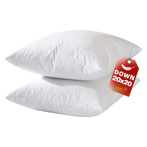 20x20 down feather pillow - feather,
